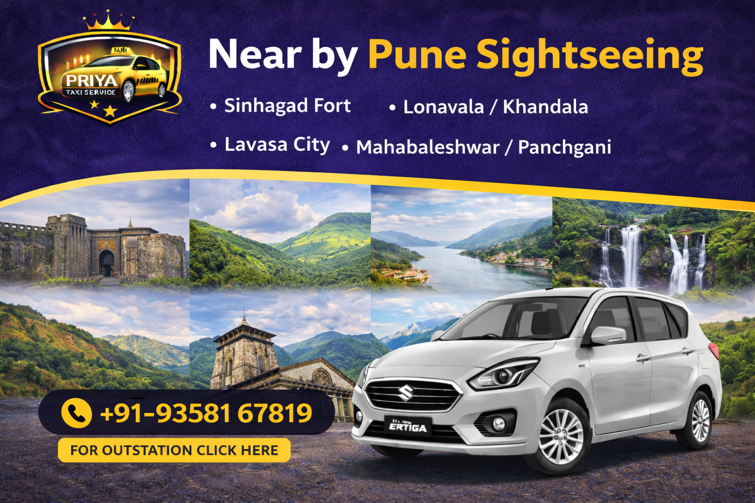 Pune Sightseeing by Taxi: A Complete 1-Day Itinerary